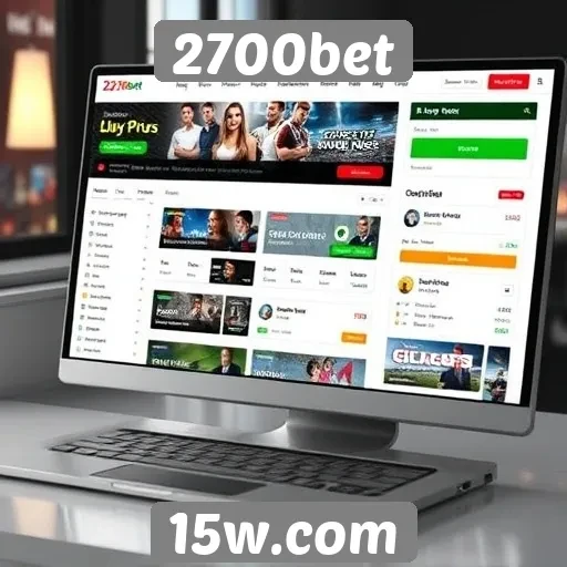 Análise da interface do usuário do site 2700bet
